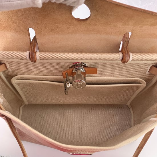 Hermes stoffen handtas Herbag - Image 6