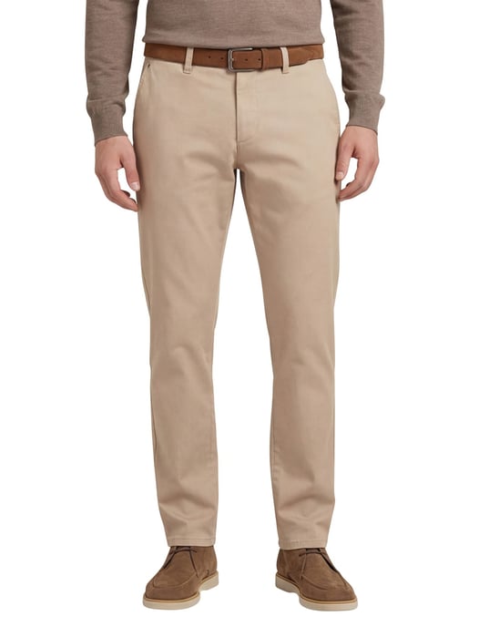 Gardeur pantalon flatfront effen beige - Image 1