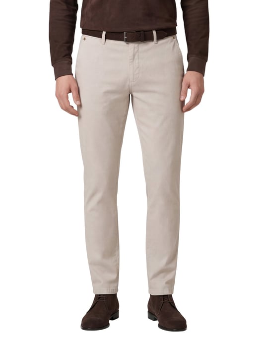 Gardeur pantalon normale fit effen beige - Image 1