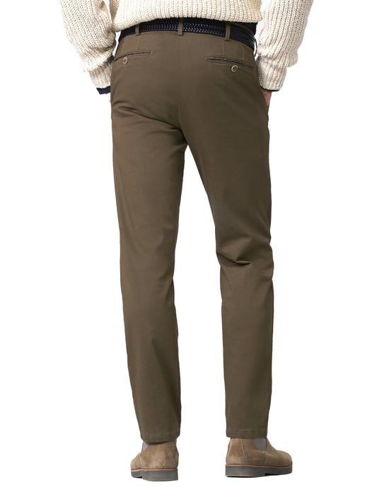 katoenen broek Meyer Bonn bruin - Image 2