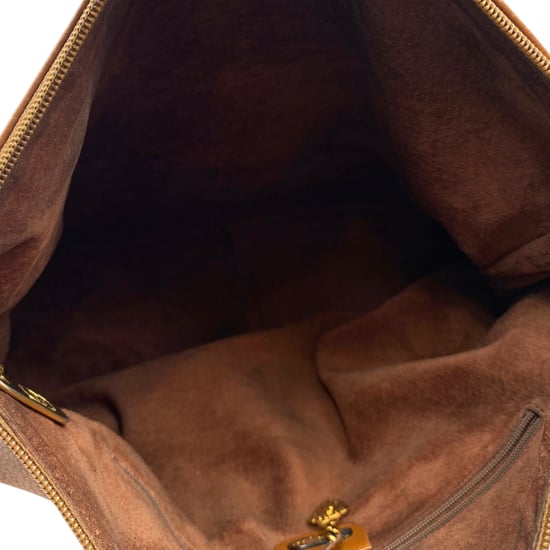 Gucci Vintage leren schoudertas met GG-logo - Image 5