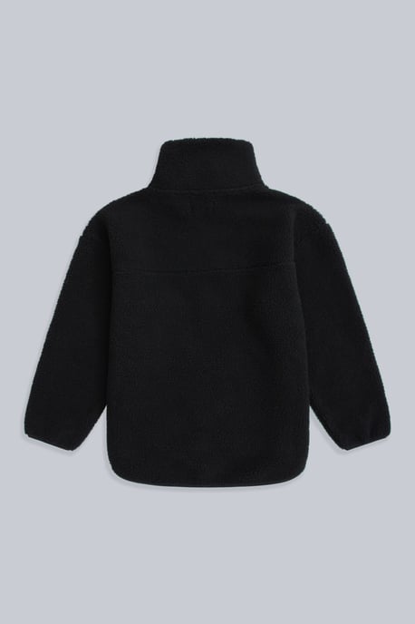 'Anna' Women's Fleece Sweater Full Zip Warm Cosy Jacket Black - Image 6