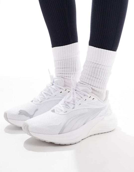 Puma Electrify Nitro 4 träningsskor i vitt - Image 1