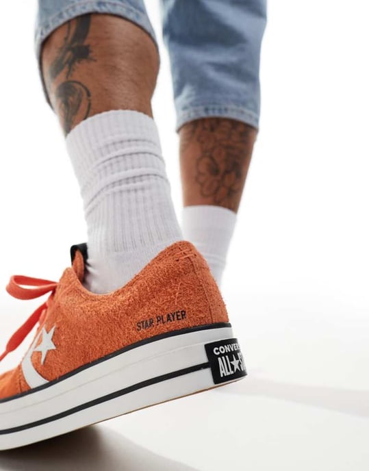 Converse Star Player 76 Ox sneakers i orange - Image 3