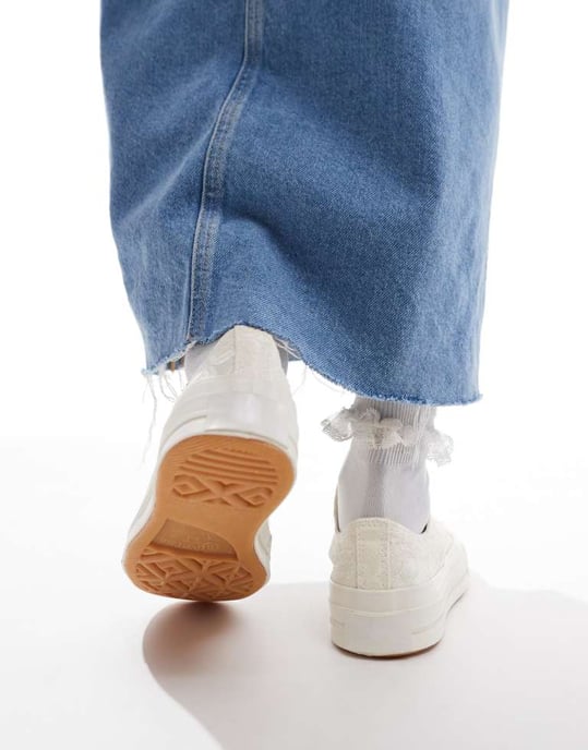Converse Chuck 70 Ox sneakers i vitt snörning - Image 4
