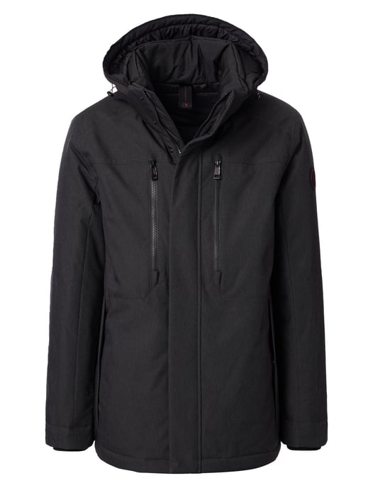 Casa moda effen grijs winterjas normale fit - Image 1