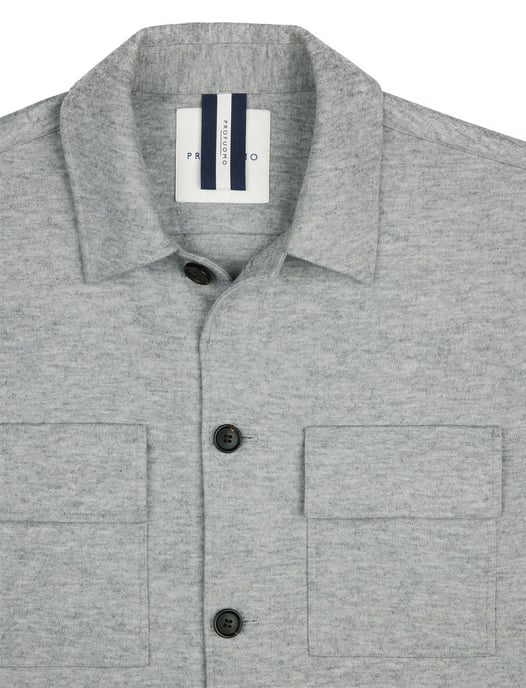 grijs overshirt Profuomo Cutaway Grey - Image 3