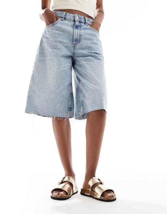 ASOS DESIGN Fallon sandaler med nitar och fotbädd i guld - Image 4
