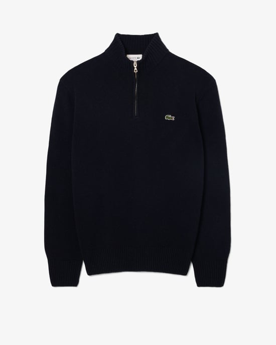 Long Sleeve Logo Detail Sweatshirt in Navy - Image 2