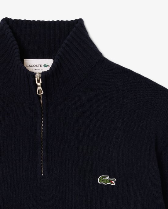 Long Sleeve Logo Detail Sweatshirt in Navy - Image 6