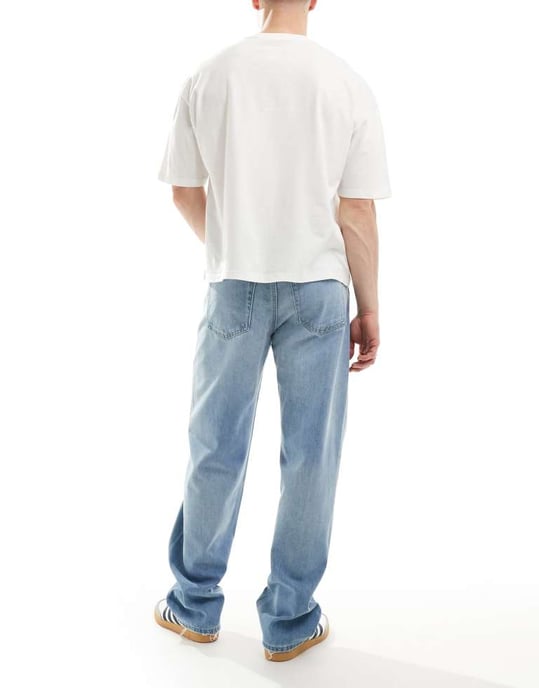 Calvin Klein Jeans 90-tals ikon raka jeans i medtvätt - Image 2