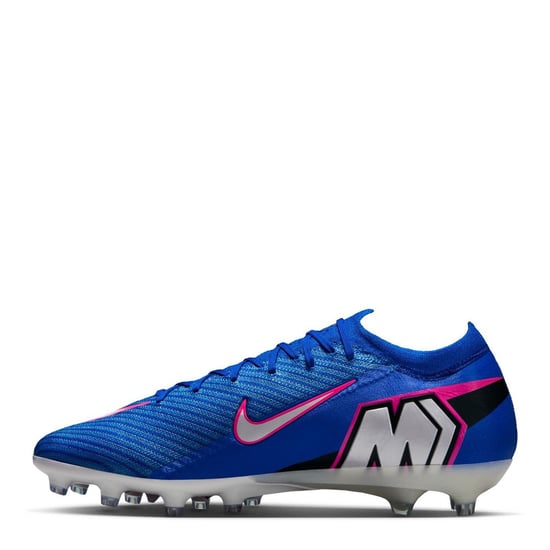 Men's Nike Zoom Vapor 16 Elite Low Top Sneakers in Racer Blue/Wh - Image 2