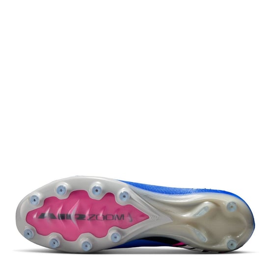 Men's Nike Zoom Vapor 16 Elite Low Top Sneakers in Racer Blue/Wh - Image 3