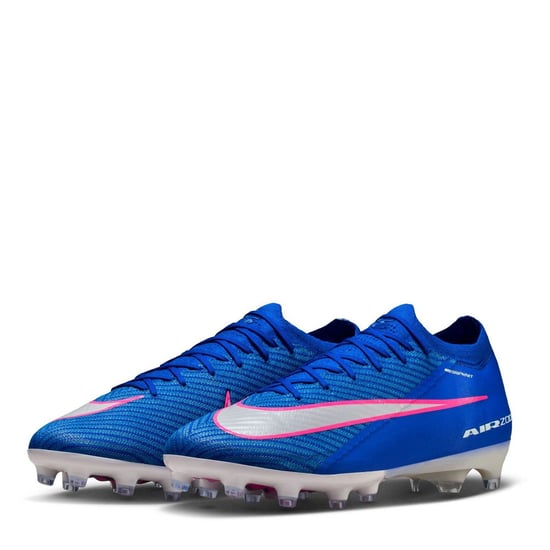 Men's Nike Zoom Vapor 16 Elite Low Top Sneakers in Racer Blue/Wh - Image 4