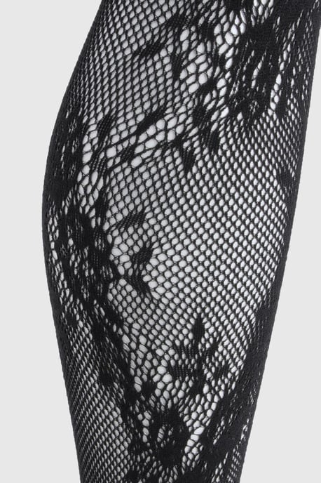 Plus Lace Detail Tights - Image 3