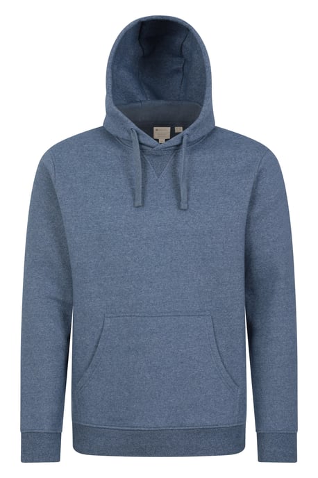 'Dorset' Men's Hoodie Drawcord Adjustable Hood Warm Cosy Pullover Blue - Image 5