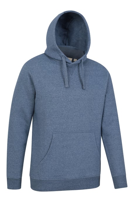 'Dorset' Men's Hoodie Drawcord Adjustable Hood Warm Cosy Pullover Blue - Image 6