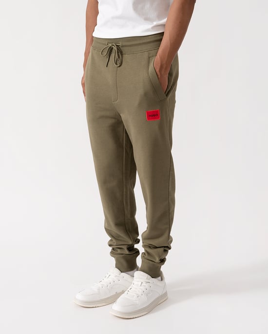 Logo Detail Joggers in Olive - Image 2