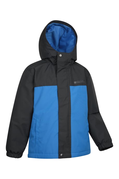'Polar Zone' Kids Ski Jacket and Pants Set Hooded Water Resistant Winter Outfit Navy - Image 4