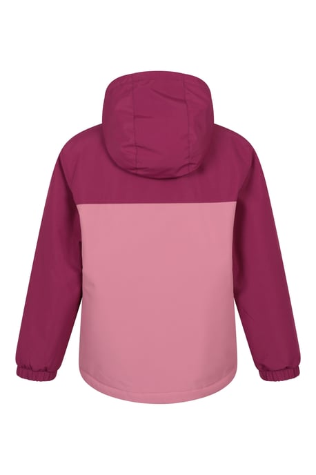 'Polar Zone' Kids Ski Jacket and Pants Set Hooded Water Resistant Winter Outfit Pink - Image 4