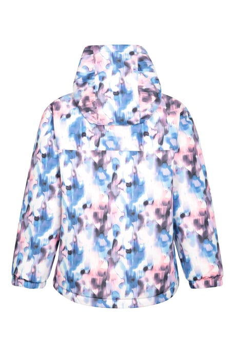 'Polar Zone' Kids Ski Jacket and Pants Set Hooded Water Resistant Winter Outfit Purple - Image 5