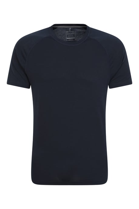 Men's Active T-Shirt Quick Dry Breathable Comfy Sports Tee Navy - Image 1