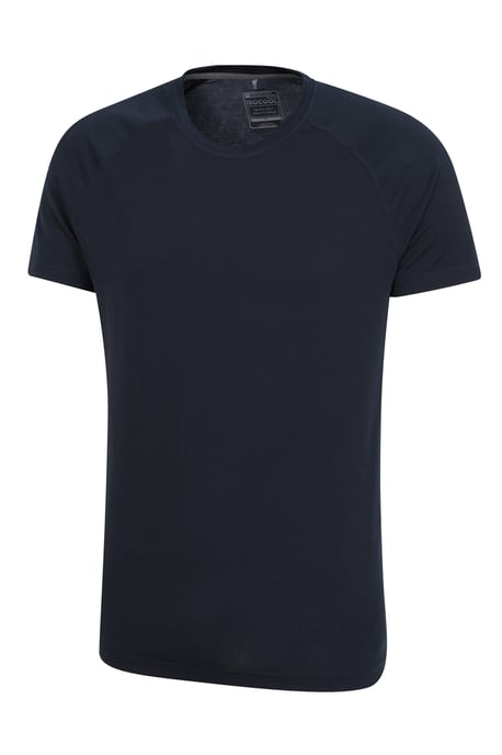 Men's Active T-Shirt Quick Dry Breathable Comfy Sports Tee Navy - Image 4