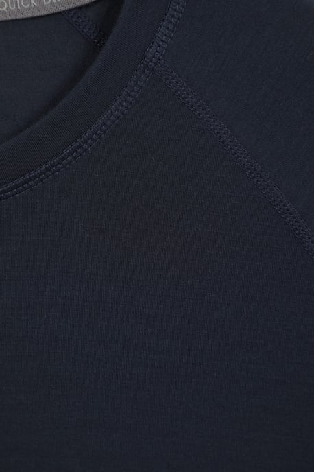 Men's Active T-Shirt Quick Dry Breathable Comfy Sports Tee Navy - Image 5