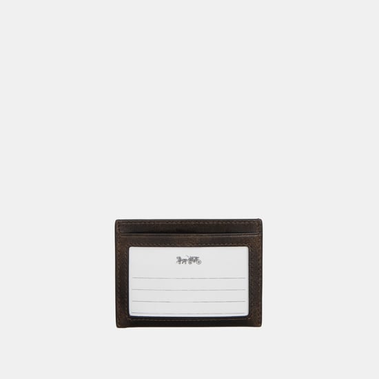 Slim Id Card Case In Loved Leather - Image 2