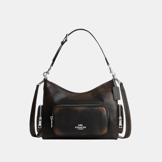 Laurel Shoulder Bag With Pockets In Loved Leather - Image 1
