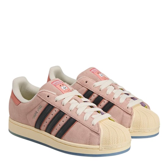 Men's adidas Originals Patrick Super Canvas Low Top Sneakers in Black Clay - Image 3
