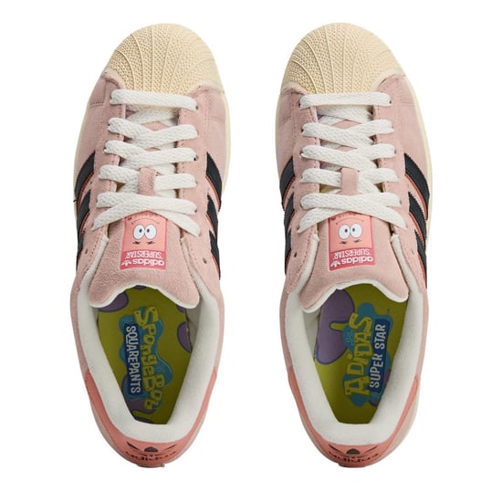 Men's adidas Originals Patrick Super Canvas Low Top Sneakers in Black Clay - Image 5