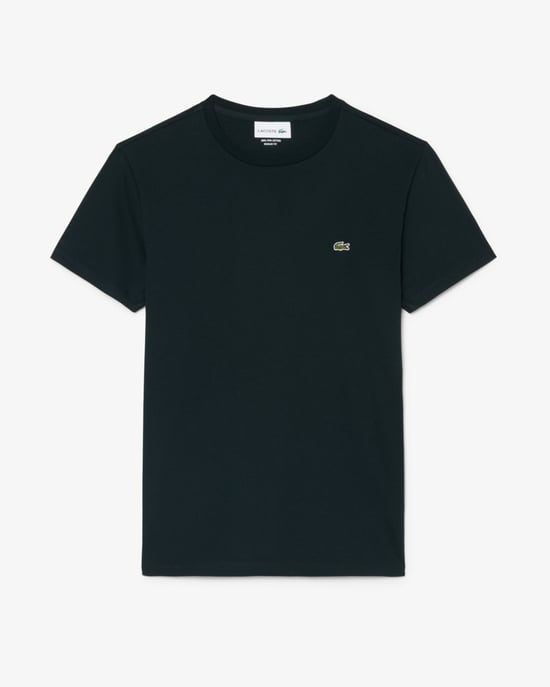 Short Sleeve Logo Detail T-Shirt in Dark Grey - Image 1