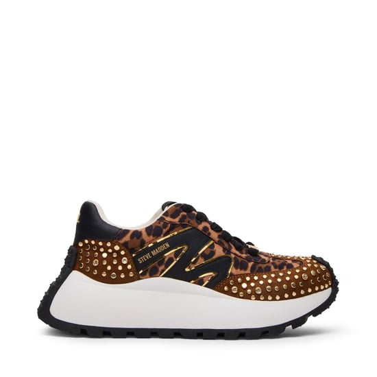 Women's Steve Madden Supercampo S Leopard Walking Sneakers in LEOP MULTI - Image 1