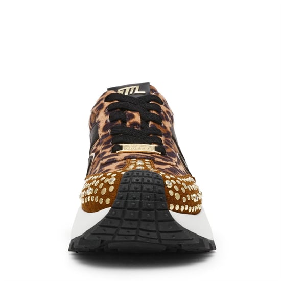 Women's Steve Madden Supercampo S Leopard Walking Sneakers in LEOP MULTI - Image 3