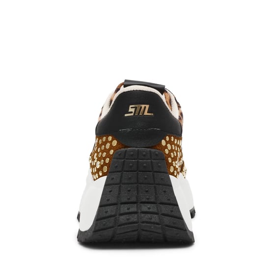 Women's Steve Madden Supercampo S Leopard Walking Sneakers in LEOP MULTI - Image 4