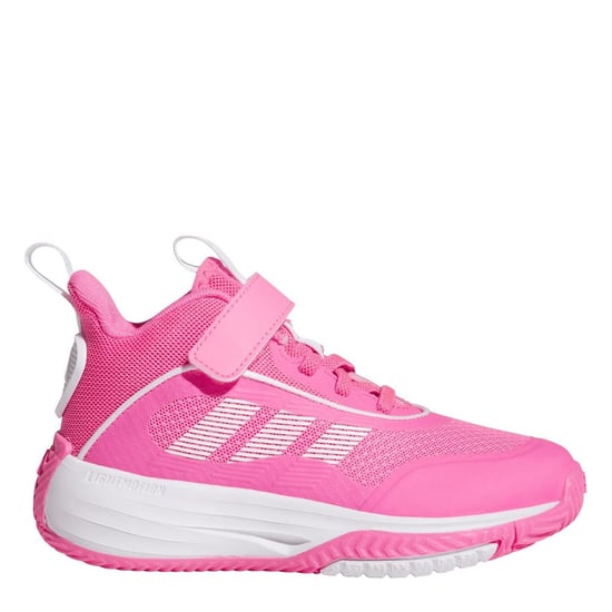 Boys adidas Ownthegame 3. in Lucpnk/wht - Image 1