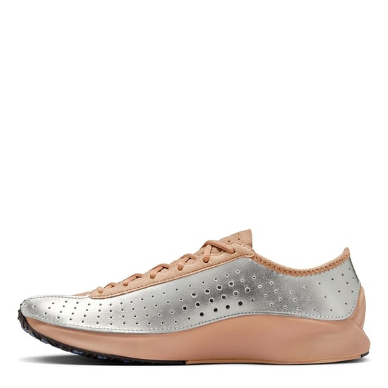Women's Nike Air Superfly Metallic Low Top Sneakers in Elm/Mtlc Silv - Image 2