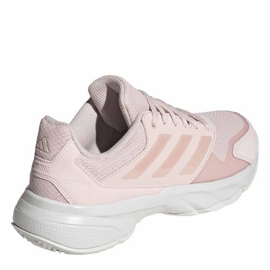 Women's adidas Courtjam Low Top Walking Sneakers in Wonqua/Crywht - Image 4