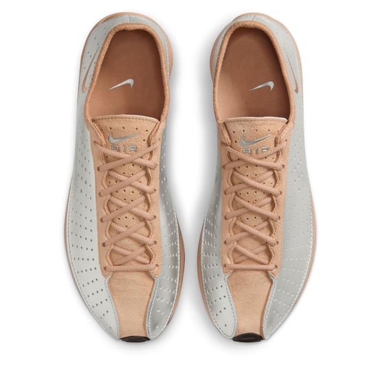 Women's Nike Air Superfly Metallic Low Top Sneakers in Elm/Mtlc Silv - Image 5