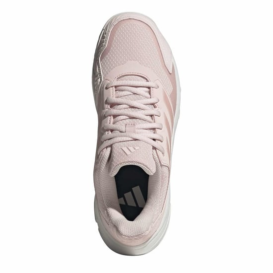 Women's adidas Courtjam Low Top Walking Sneakers in Wonqua/Crywht - Image 5