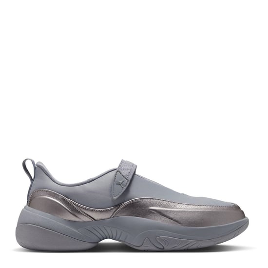 Women's Air Jordan Point Canvas Low Top Sneakers in Mtlc Silver - Image 1