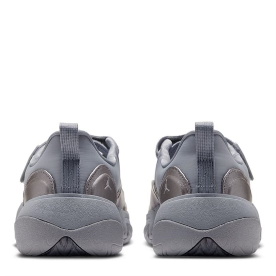 Women's Air Jordan Point Canvas Low Top Sneakers in Mtlc Silver - Image 4