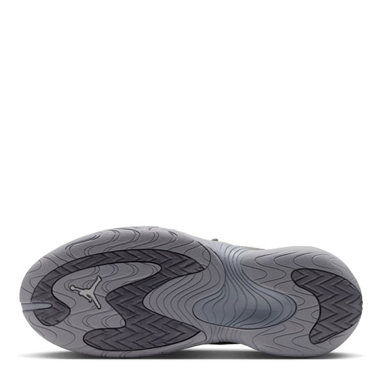 Women's Air Jordan Point Canvas Low Top Sneakers in Mtlc Silver - Image 6