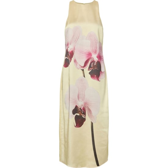 YAS Orchida satin long dress s. show anise flower - Image 5