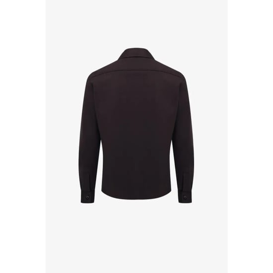 Genti Overshirt midtown relaxed fit bordeaux - Image 3