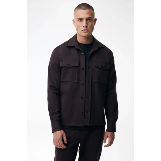 Genti Overshirt midtown relaxed fit bordeaux - Image 4