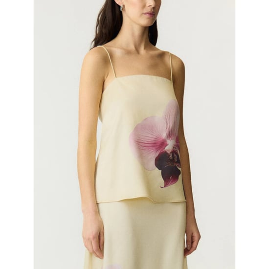 YAS Orchida satin singlet top s. show anise flowe - Image 2