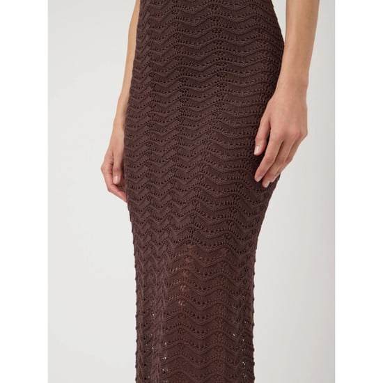 YAS Isabel sl long knit dress fest coffee bean - Image 3