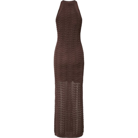 YAS Isabel sl long knit dress fest coffee bean - Image 5
